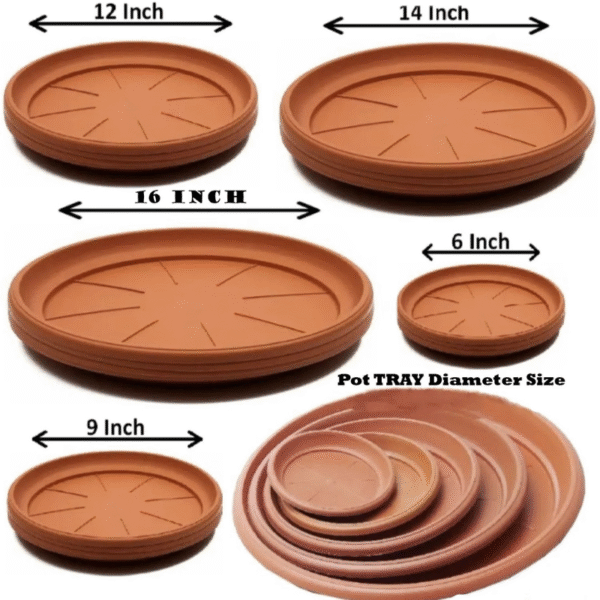 Plant Pot Plastic Trays - Image 2