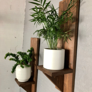 Wooden Plant Shelf